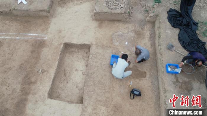 遗址发掘现场。陕西省考古研究院供图